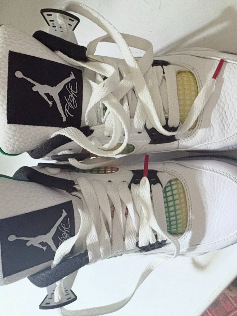 Air Jordan 4 Retro "Lucid Green Rasta
